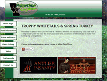 Tablet Screenshot of primetime-outfitters.com
